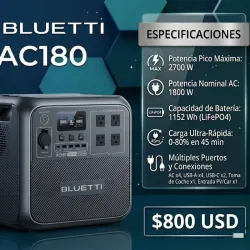 Estación de Energía  〽️BLUETTI AC180