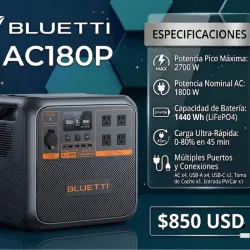 Estación de Energía  〽️BLUETTI AC180P