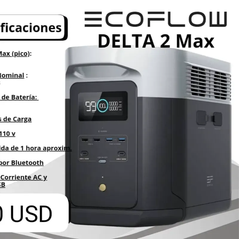 Estación de energía delta 2 max 〽️ Ecoflow