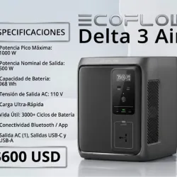 Estación de energía 〽️Ecoflow Delta 3 Air