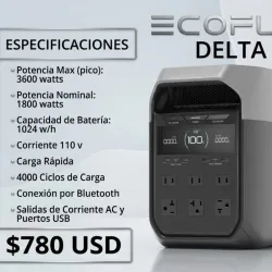 Estación de Energía  〽️Ecoflow Delta 3 Regular