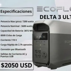 Estación de Energía  〽️Ecoflow Delta 3 Ultra
