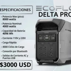 Estación de Energía  〽️Ecoflow Delta Pro 3