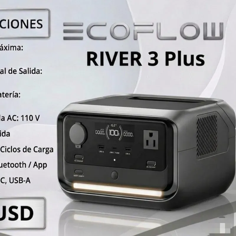 Estación de Energía 〽️Ecoflow River 3 Plus