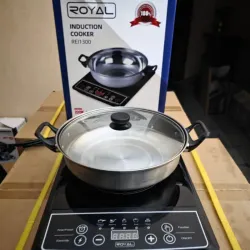 Fogón de inducción con caldero Royal