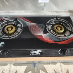 Fogón gas vitrocerámica 2hornillas