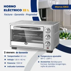 Horno eléctrico 22lt