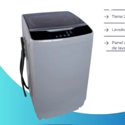 Lavadora automática milexus 7.5kg