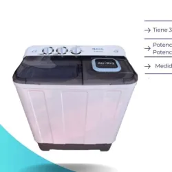 Lavadora semiautomática Milexus 7kg