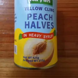 Melocotón en almíbar