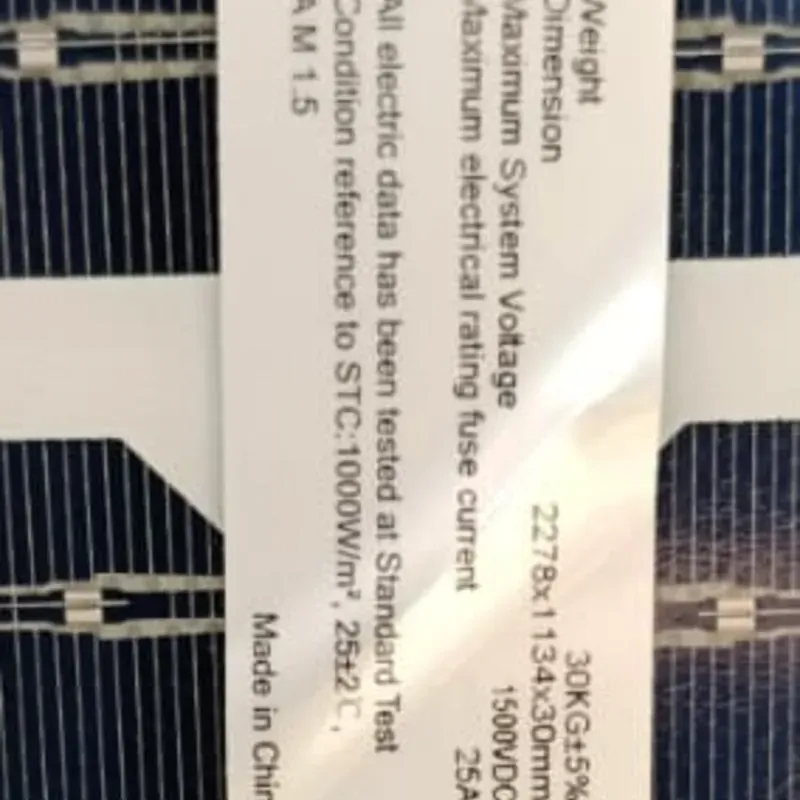 Panel solar 545 watts  Marca  BDY