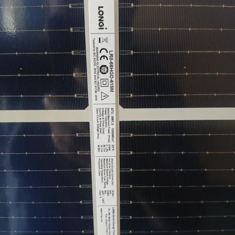 Panel solar de 615 watts  〽️Longi