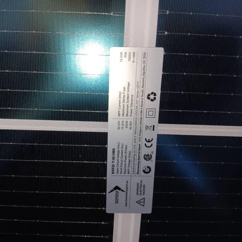 Panel solar de 630 watts  〽️Boomerang