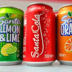 Refresco de lata gaseado  caja de 24 unidades