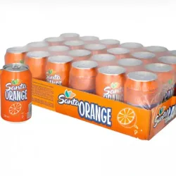 Caja de refresco de naranja