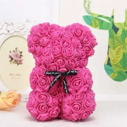 OSO DE ROSAS ROSA FUCSIA