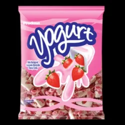Caramelos suaves. Sabor yogurt de fresa