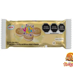 Galleticas de vainilla y crema de vainilla