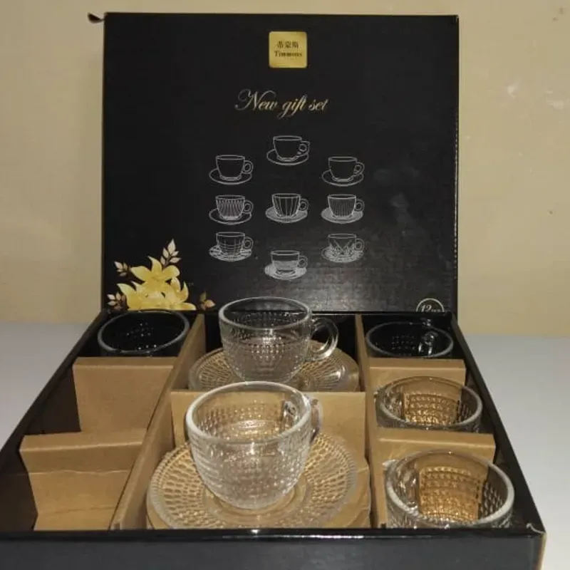Juego de tasa de cafè con detalles