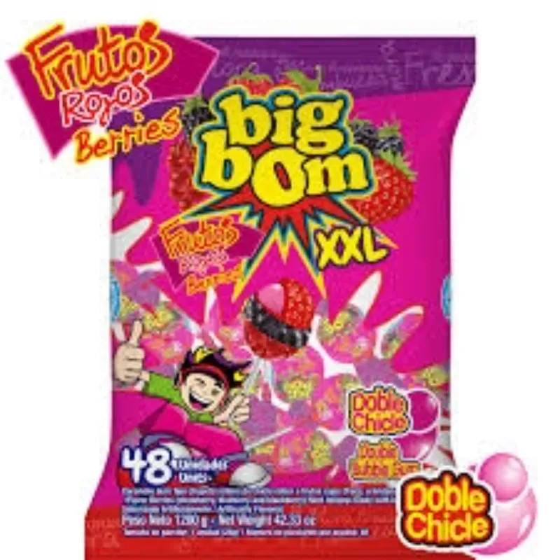 Paquete de chupa chupa Frutos Rojos 