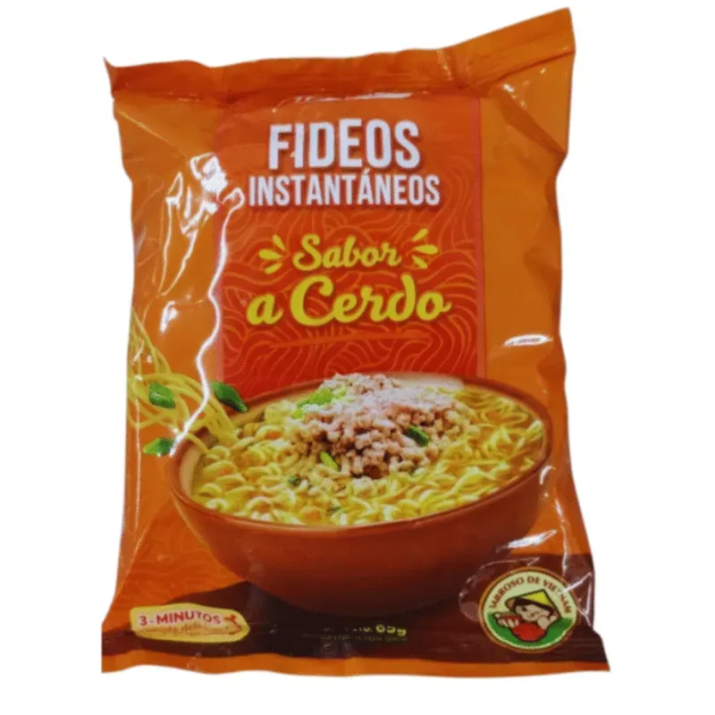 Sopa instantánea de cerdo 