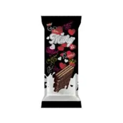 Sorbeto de chocolate con crema de chocolate 