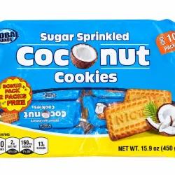 Sugar Sprinkled Coconut Cookies