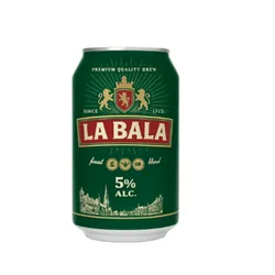 Caja de cerveza La Bala 330ml 24u