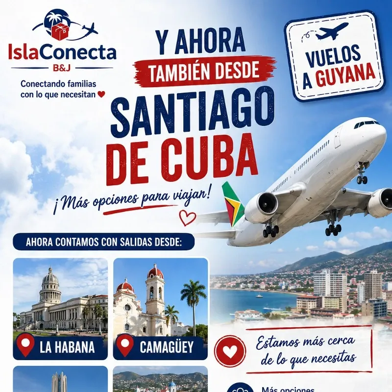 Pasaje Santiago de Cuba - Guyana