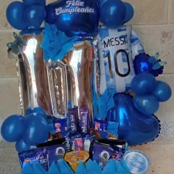 Caja azul ( fanáticos de Messi )