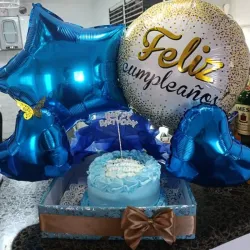 Caja azul