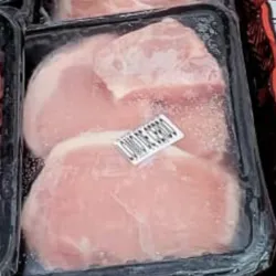 Carne de cerdo limpia