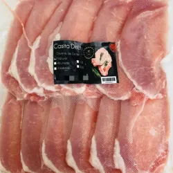 Carne de cerdo limpia