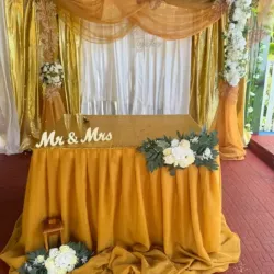 Decoración sencilla para boda