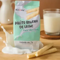 Palitos rellenos de leche