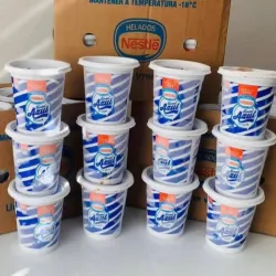 Potes de helado Nestlé