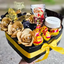 Caja en forma de corazón
