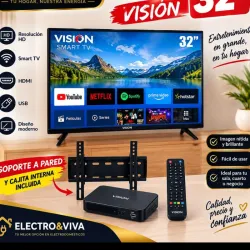 Televisor pantalla plana de 32 " con cajita interna 
