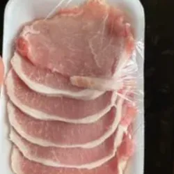 Lomo de cerdo deshuesado lasqueado 1lb