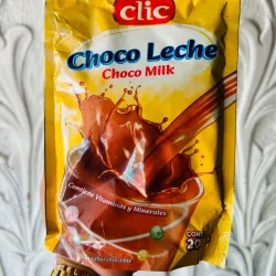 Chocolate en polvo con leche.