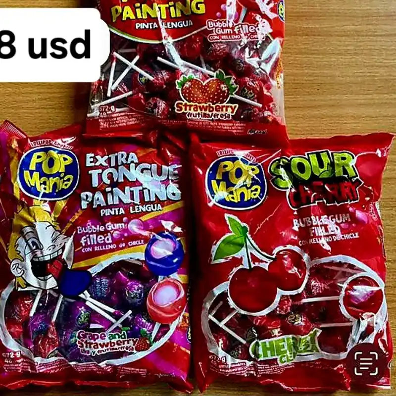 Paquetes de chupas chupas 