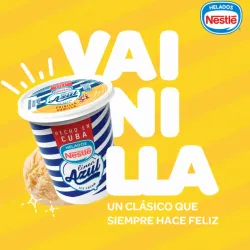 Pote de helado Nestlé 