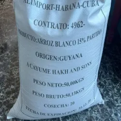 Sacos de arroz Guyanes