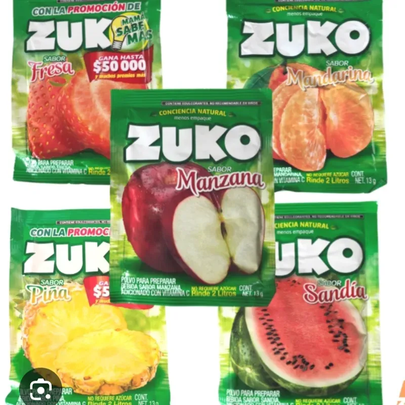 Sobres de refresco zuko 