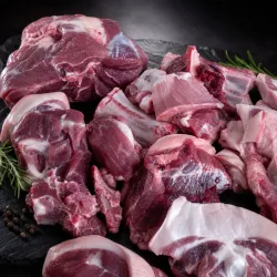 Carne de cerdo troceada