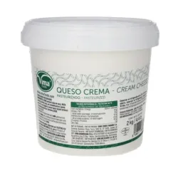 Queso crema cubeta de 2 kg