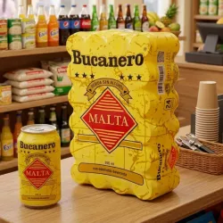 Caja de malta Bucanero (24 unidades de 355ml)