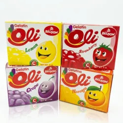 Gelatina Oli (3oz) 4 sabores 
