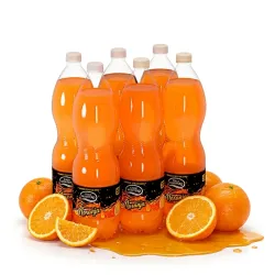 Refresco de naranja blisther de 6 pomos 1500ml