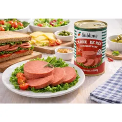 Lata de carne de rez